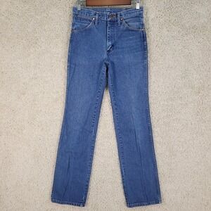 Vintage Wrangler Jeans Mens 28x31* (Actual) Blue Cowboy Cut 936DEN Western Ranch